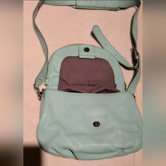 Marc Jacobs Designer Vintage Y2K Natasha Q Blue Green Crossbody Purse Handbag - Picture 5 of 8